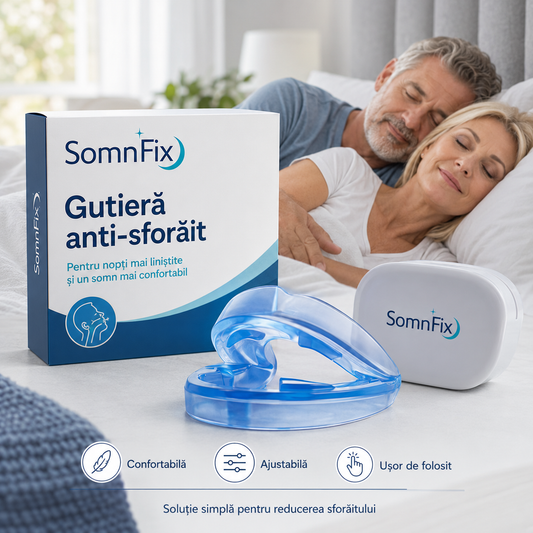 SomnFix™ – Gutierea confortabilă care oprește sforăitul