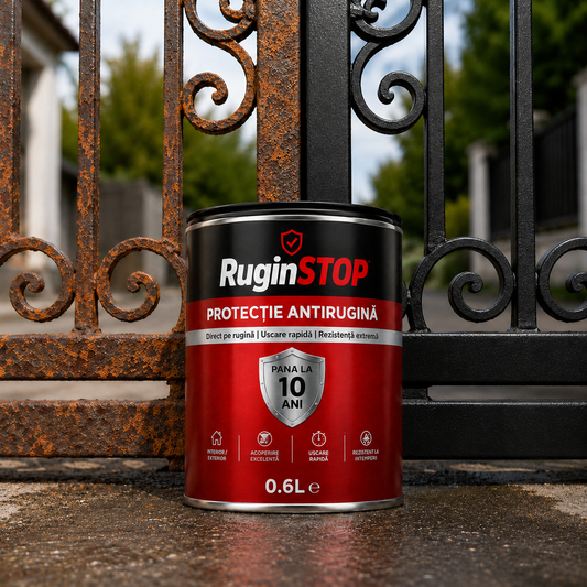 RuginSTOP™ – Vopsea Antirugină Direct Aplicabilă